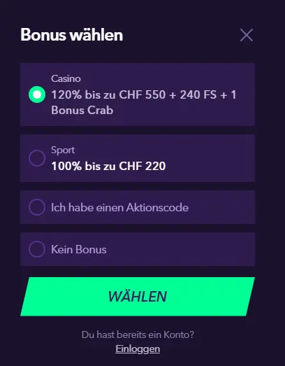 Registrierung und Verifizierung